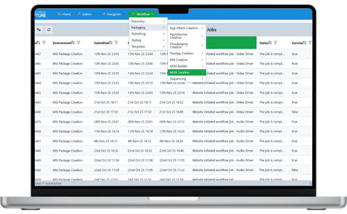 Access Capture Packaging screenshot - Access IT Automation